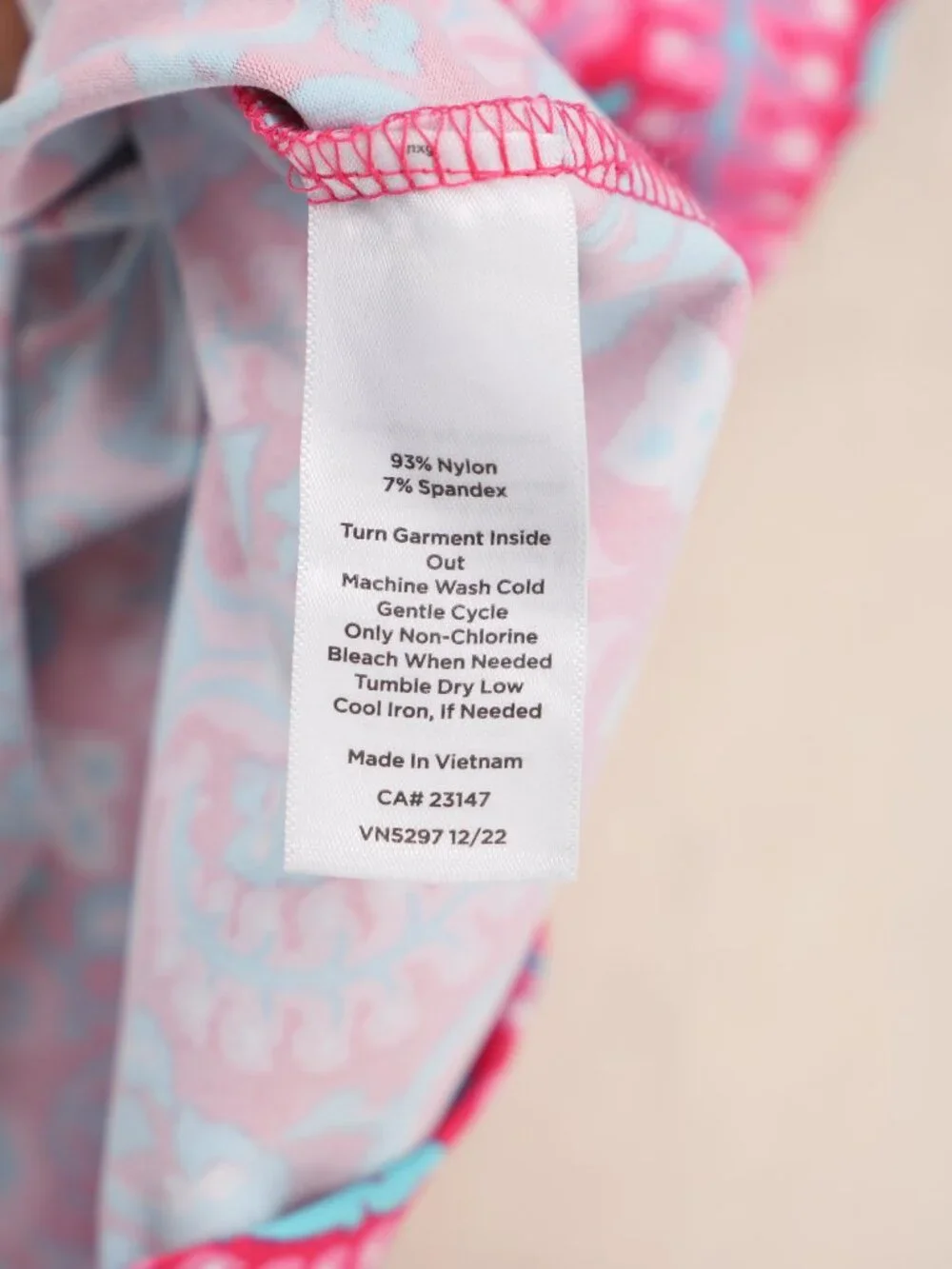 TALBOTS Effortless Jersey Medallion Open Back Dress Pink Size L - Picture 7 of 8